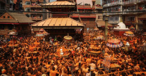 Vibrant Sindoor Jatra Celebrations Light Up Madhyapur Thimi