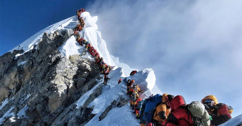 Everest Sets Historic New Summit Record with 274 Climbers in One Day